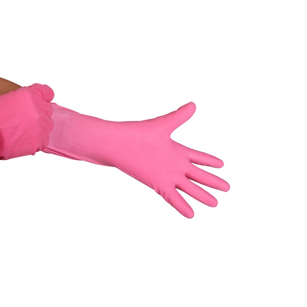 Latex Household Gloves_Purple Leafa