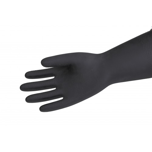 Black Latex Industrial Gloves