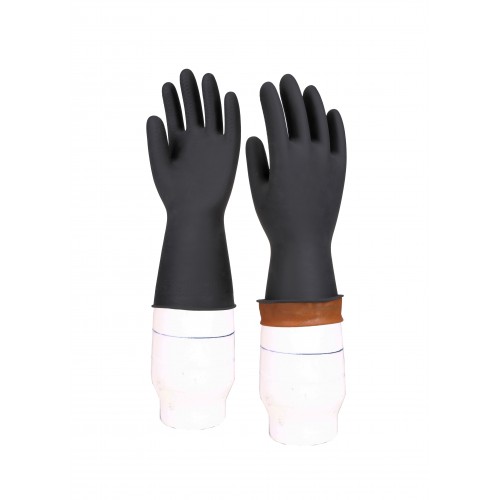 Double Color Latex Gloves